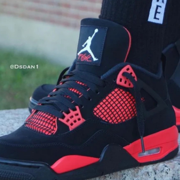 Nike air Jordan 4 retro mid red thunder - Picture 7 of 10